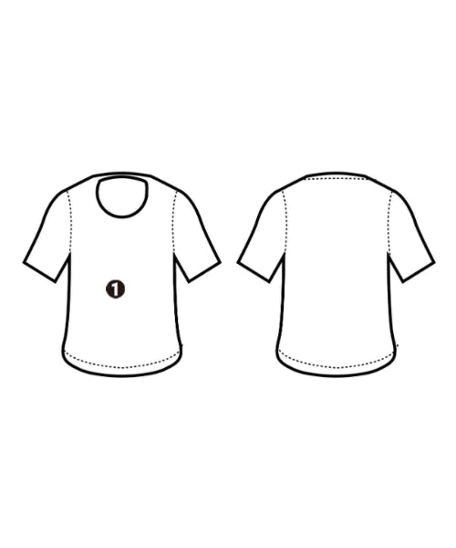 MM6 เสื้อยืด/เสื้อท็อปส์