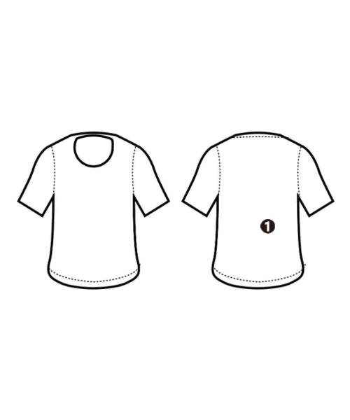 MM6 เสื้อยืด/เสื้อท็อปส์