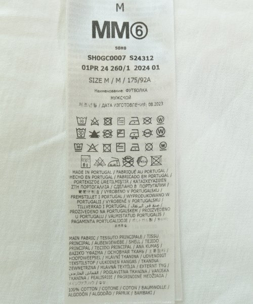 MM6 เสื้อยืด/เสื้อท็อปส์