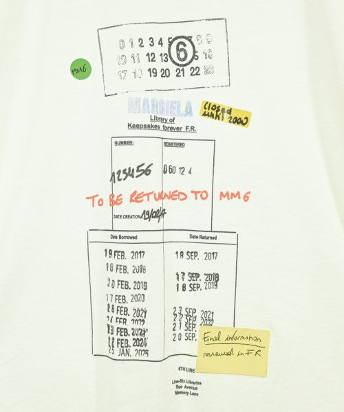 MM6 เสื้อยืด/เสื้อท็อปส์