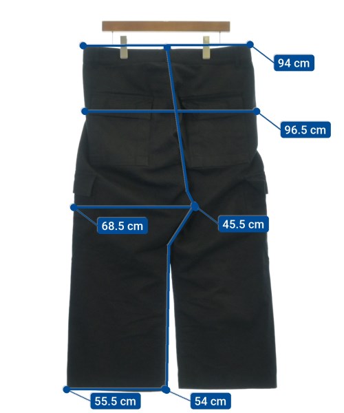 DRKSHDW กางเกงมีกระเป๋าข้างกางเกง2-4 กระเป๋า