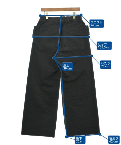 DRKSHDW กางเกงมีกระเป๋าข้างกางเกง2-4 กระเป๋า