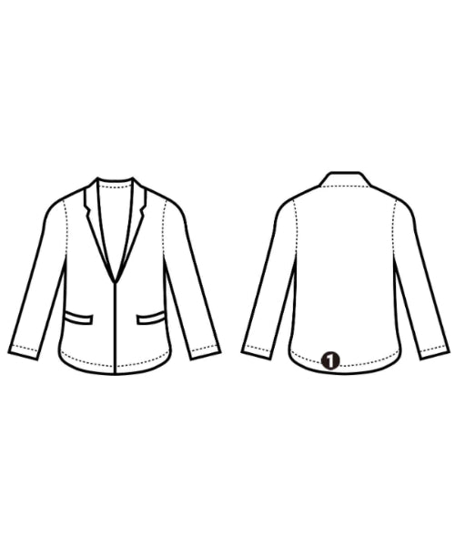BLACK COMME des GARCONS แจ็คเก็ตลำลอง