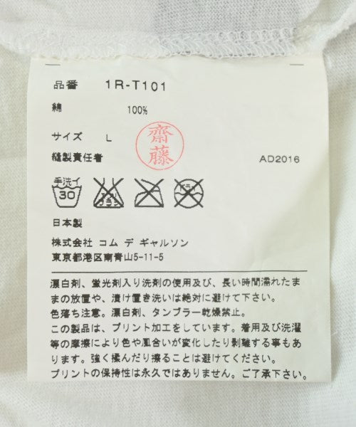 BLACK COMME des GARCONS เสื้อยืด/เสื้อท็อปส์