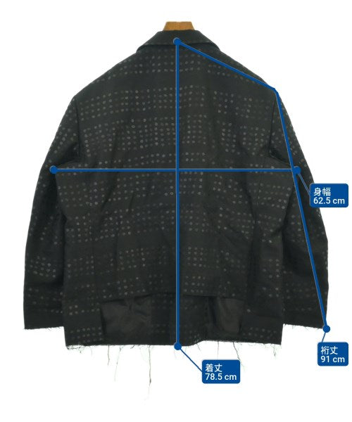 BLACK COMME des GARCONS แจ็คเก็ตลำลอง