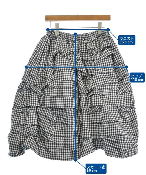 BLACK COMME des GARCONS กระโปรงยาว/แม็กซี่ยาว