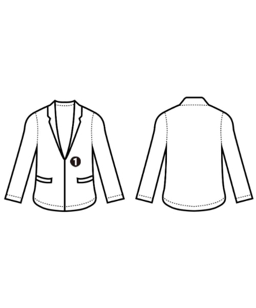 BLACK COMME des GARCONS แจ็คเก็ตลำลอง