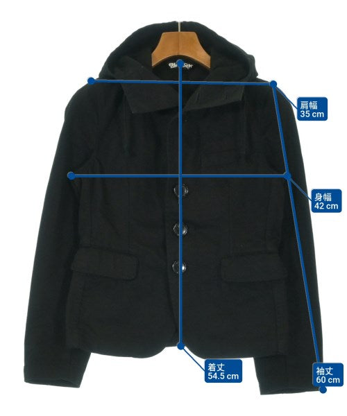 BLACK COMME des GARCONS แจ็คเก็ตลำลอง