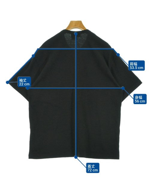 BLACK COMME des GARCONS เสื้อยืด/เสื้อท็อปส์