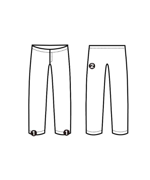 BLACK COMME des GARCONS กางเกง อื่น