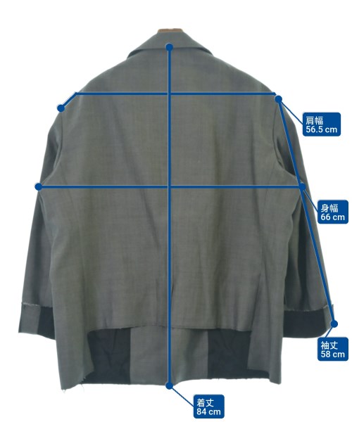BLACK COMME des GARCONS เบลเซอร์/แจ็คเก็ตสูท
