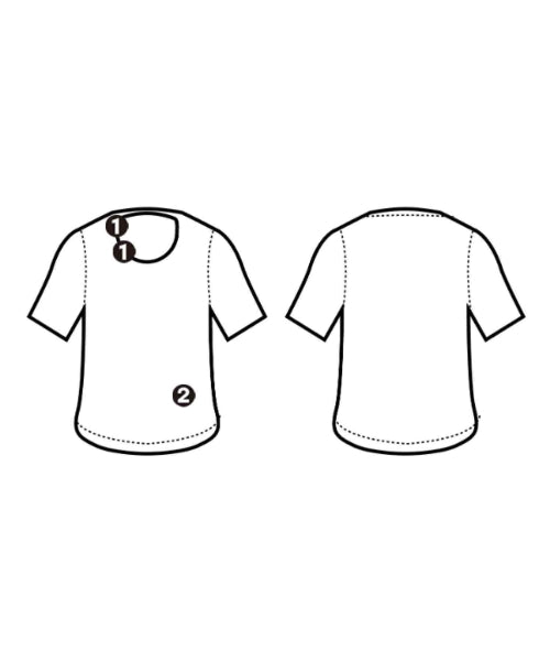 BLACK COMME des GARCONS เสื้อยืด/เสื้อท็อปส์