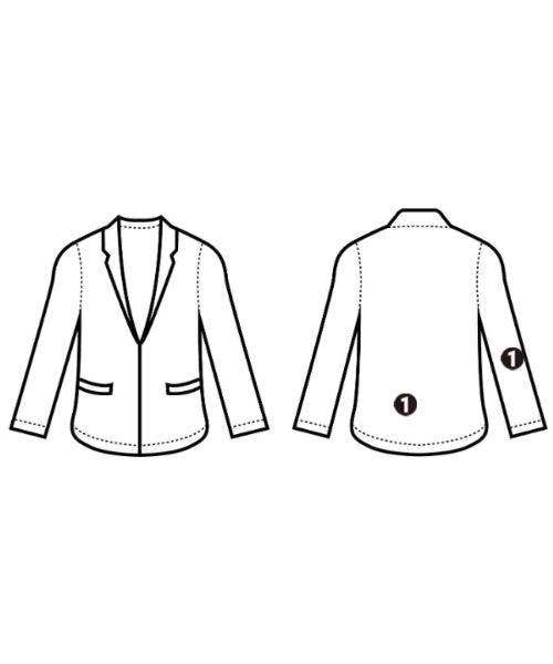 BLACK COMME des GARCONS เบลเซอร์/แจ็คเก็ตสูท
