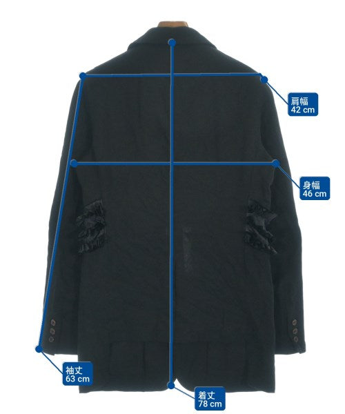 BLACK COMME des GARCONS แจ็คเก็ตลำลอง