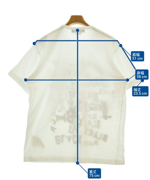 BLACK COMME des GARCONS เสื้อยืด/เสื้อท็อปส์