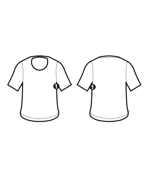 BLACK COMME des GARCONS เสื้อยืด/เสื้อท็อปส์