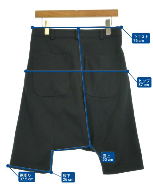 BLACK COMME des GARCONS กางเกง 5 ส่วน