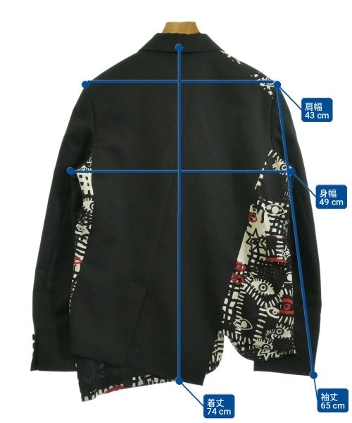 BLACK COMME des GARCONS แจ็คเก็ตลำลอง