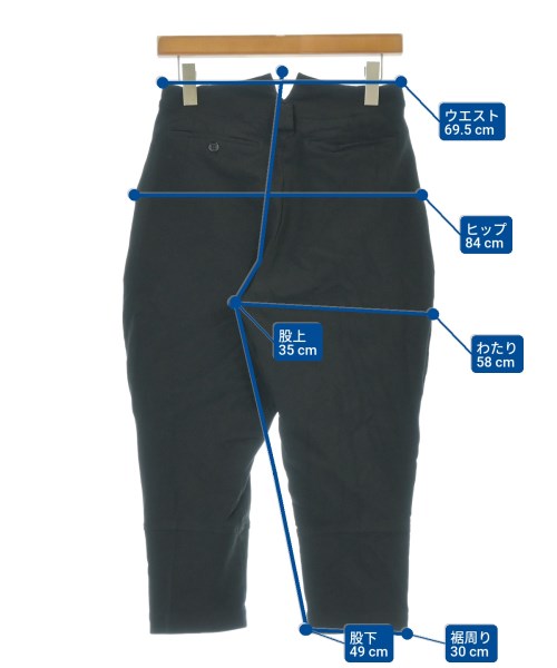 BLACK COMME des GARCONS กางเกง 5 ส่วน