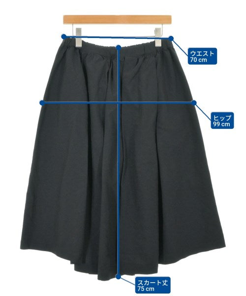 BLACK COMME des GARCONS กระโปรงยาวถึงเข่า
