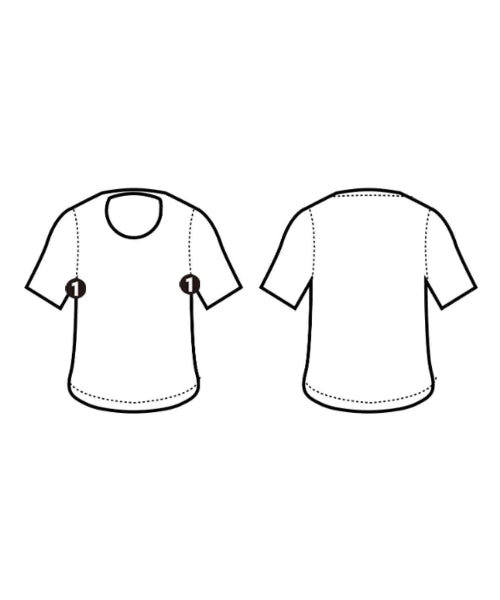BLACK COMME des GARCONS เสื้อยืด/เสื้อท็อปส์