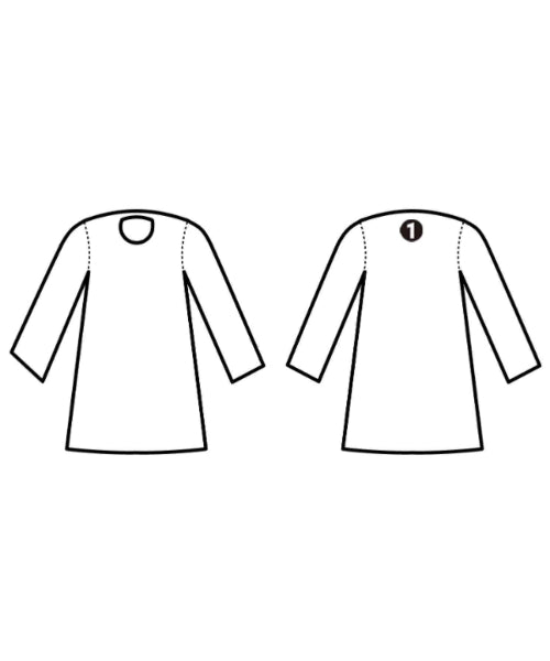CARVEN เดรสที่เป็นเสื้อเชิ้ตตัวยาว