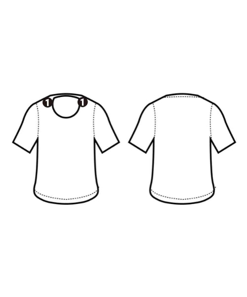 Saint Laurent Paris เสื้อยืด/เสื้อท็อปส์
