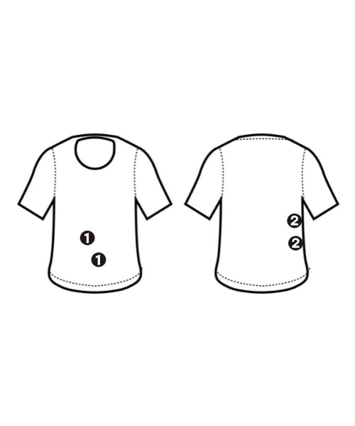 Saint Laurent Paris เสื้อยืด/เสื้อท็อปส์
