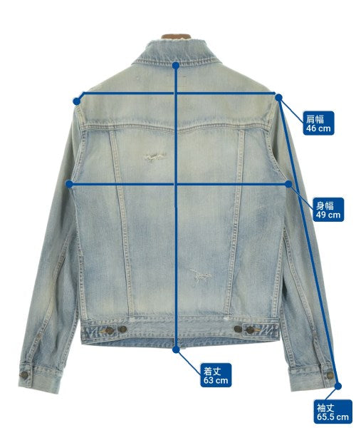 Saint Laurent Paris แจ็คเก็ตยีนส์