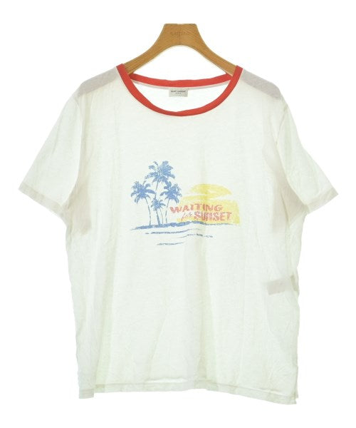 Saint Laurent Paris เสื้อยืด/เสื้อท็อปส์