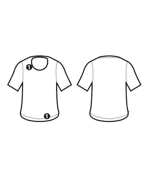 Saint Laurent Paris เสื้อยืด/เสื้อท็อปส์