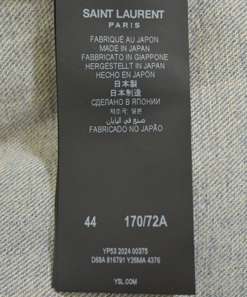 Saint Laurent Paris แจ็คเก็ตยีนส์