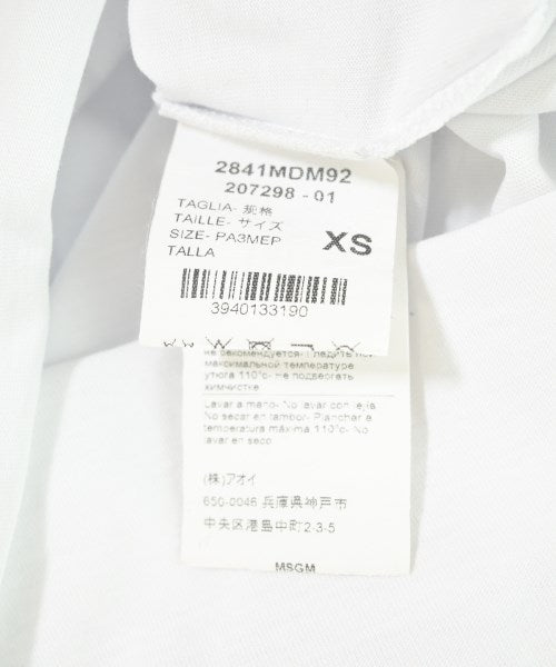 MSGM เสื้อยืด/เสื้อท็อปส์