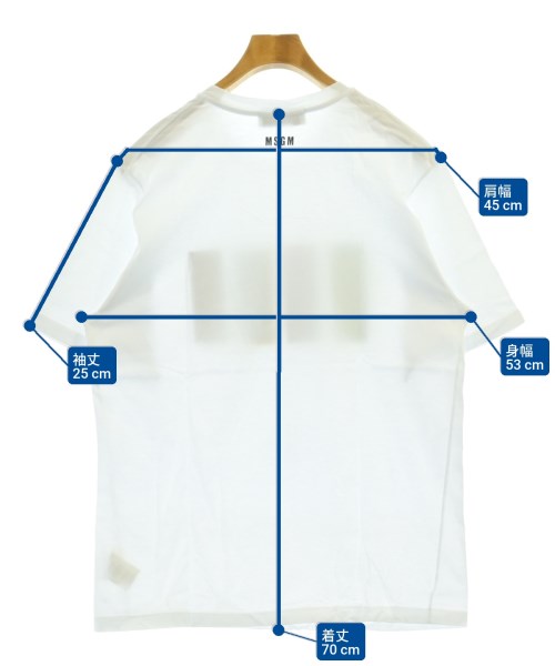 MSGM เสื้อยืด/เสื้อท็อปส์
