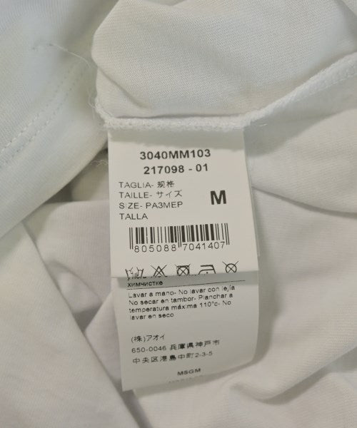 MSGM เสื้อยืด/เสื้อท็อปส์