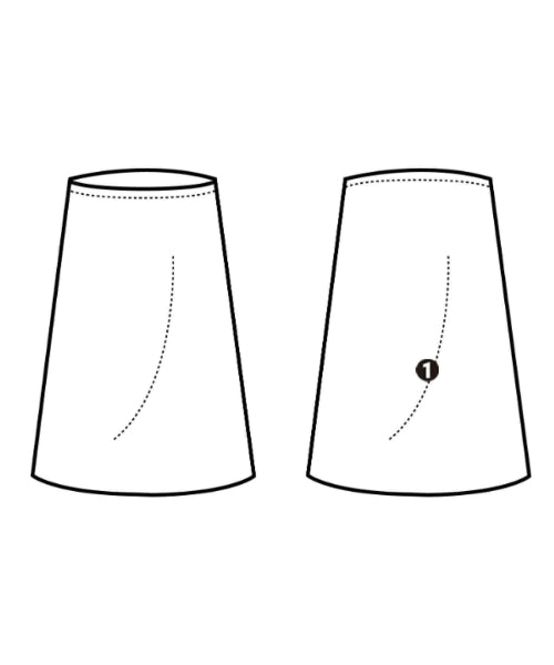 Nﾟ 21 กระโปรงยาวถึงเข่า