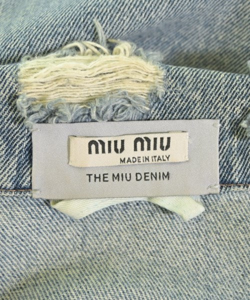 Miu Miu แจ็คเก็ตยีนส์