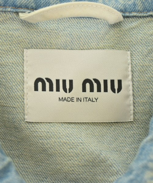 Miu Miu แจ็คเก็ตยีนส์