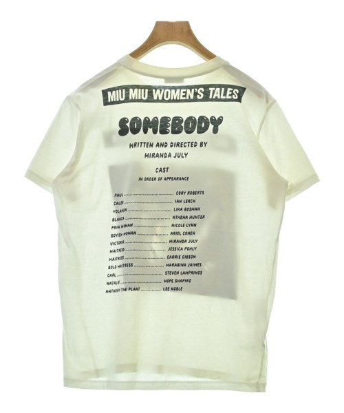 Miu Miu เสื้อยืด/เสื้อท็อปส์