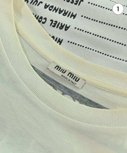 Miu Miu เสื้อยืด/เสื้อท็อปส์