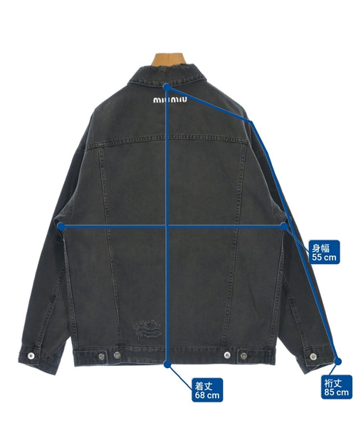 Miu Miu แจ็คเก็ตยีนส์