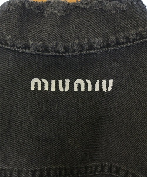 Miu Miu แจ็คเก็ตยีนส์