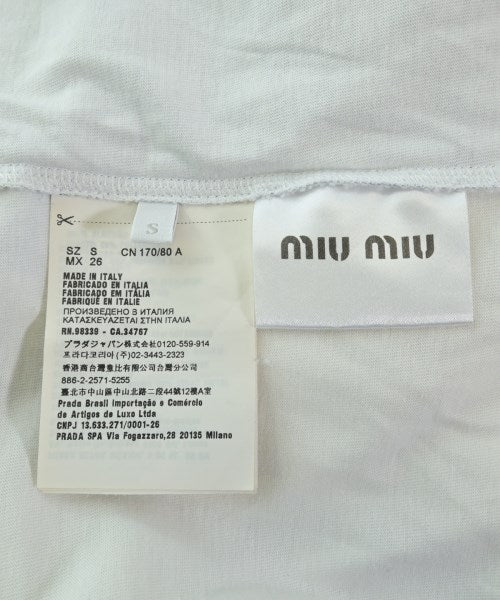 Miu Miu เสื้อยืด/เสื้อท็อปส์