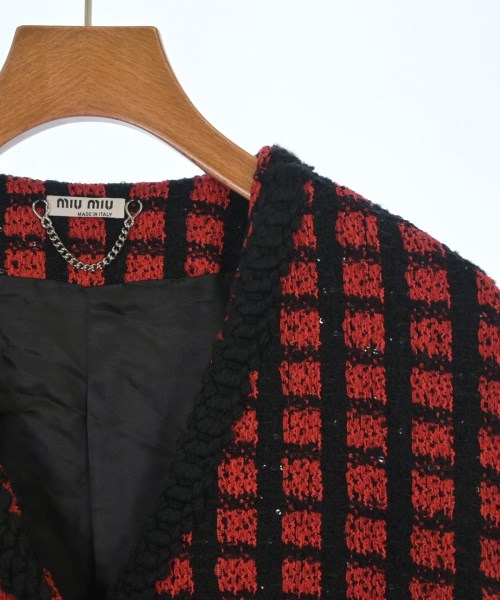 Miu Miu แจ็คเก็ตไม่มีปก