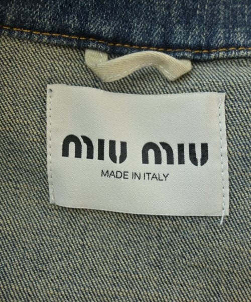 Miu Miu แจ็คเก็ตยีนส์