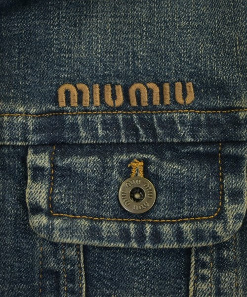 Miu Miu แจ็คเก็ตยีนส์