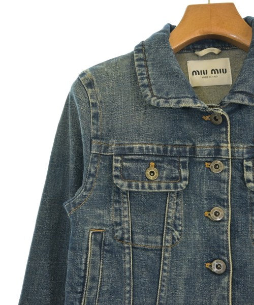 Miu Miu แจ็คเก็ตยีนส์