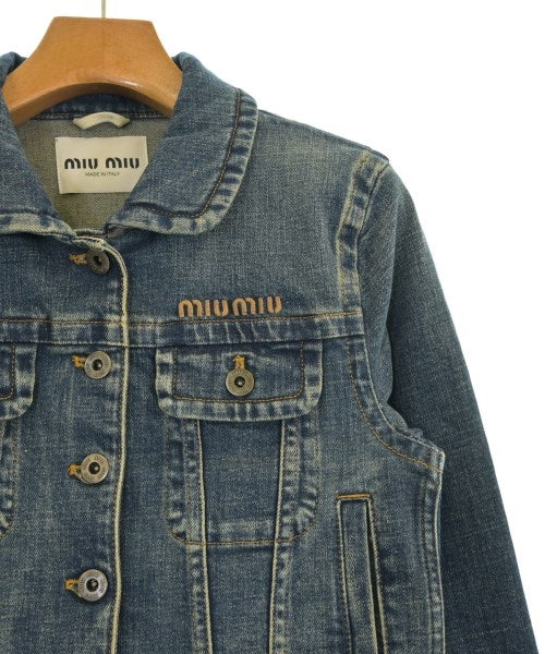 Miu Miu แจ็คเก็ตยีนส์