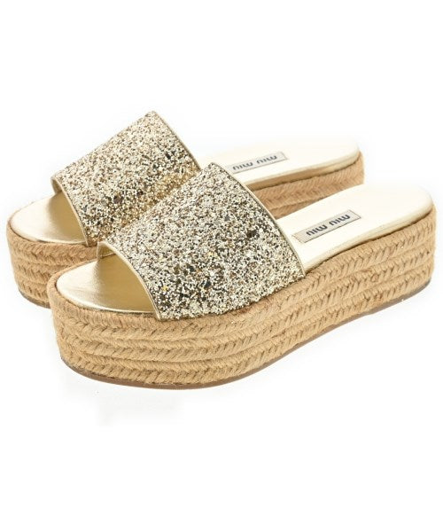 Miu Miu รองเท้าแตะ
