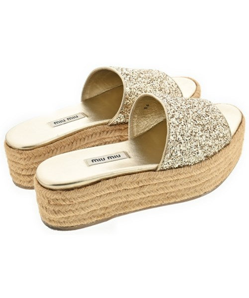Miu Miu รองเท้าแตะ